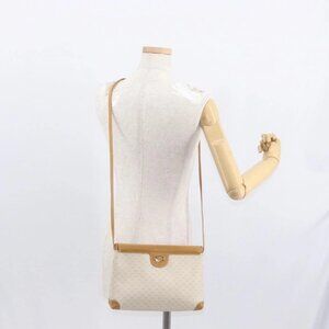 GUCCI Micro GG Supreme Shoulder Bag PVC Cream Gold 007 101 5553 Auth 151435